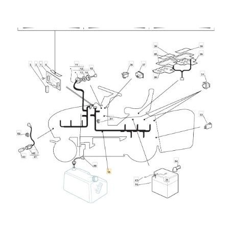 KIT DE FAISCEAU AVANT DE LUXE ORIGINAL STIGA - 182040089/0 | Newgardenstore.eu