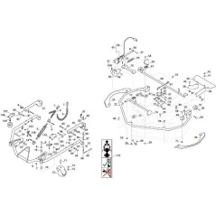 PROTECTION LATÉRALE SX CD-FM 125 VNGA ORIGINAL STIGA - 387603353/0 | Newgardenstore.eu