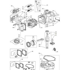 CRANKSHAFT _ 130290108-0001 ORIGINAL STIGA - 118550282/0