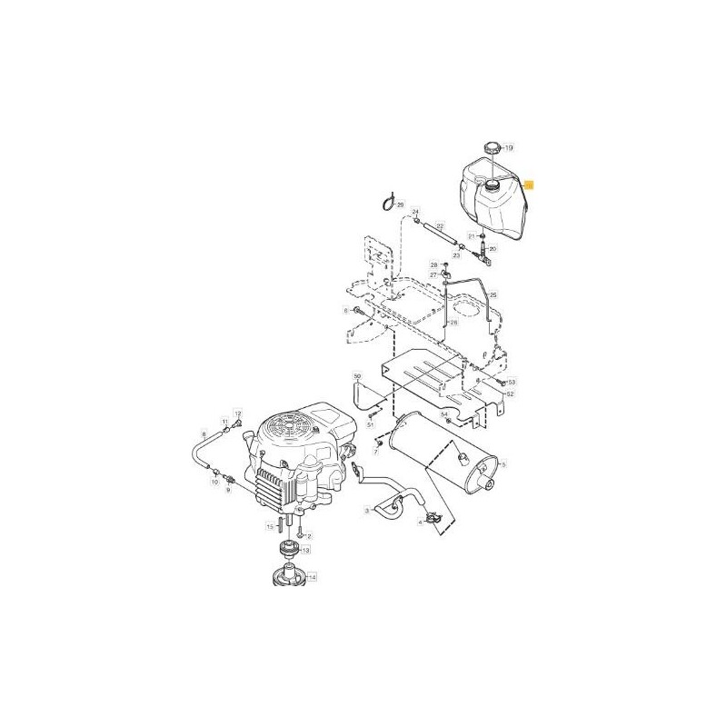 12 L ORIGINAL STIGA-KRAFTSTOFFTANK – 1134-5938-01