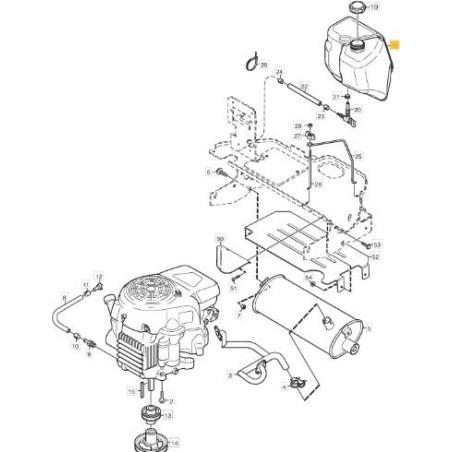 SERBATOIO BENZINA 12 L ORIGINALE STIGA - 1134-5938-01 | Newgardenstore.eu