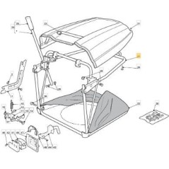 ORIGINAL STIGA BAG MOUTH FRAME - 82800111/0