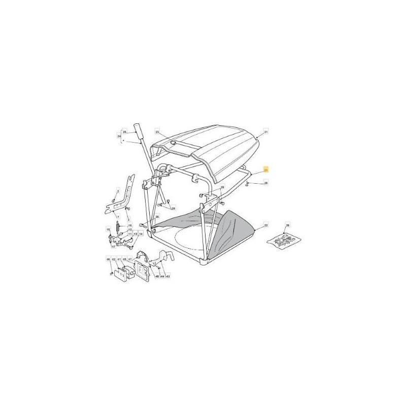 ORIGINAL STIGA BAG MOUTH FRAME - 82800111/0