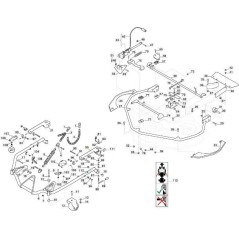 ROTARY BRACKET SX CD110/125QF VNGA ORIGINAL STIGA - 387773549/0 | Newgardenstore.eu