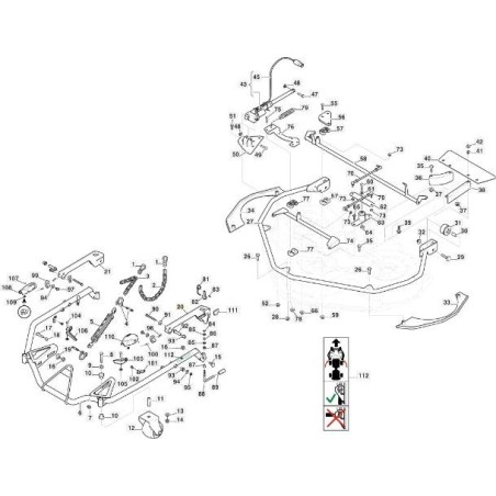 SUPPORT ROTATIF SX CD110/125QF VNGA ORIGINAL STIGA - 387773549/0 | Newgardenstore.eu