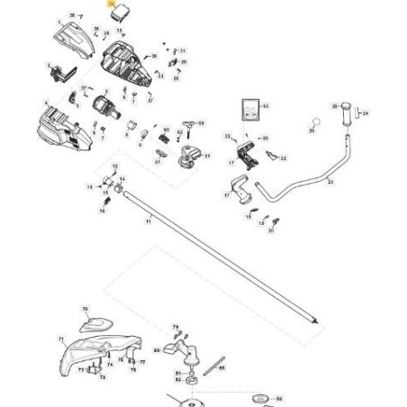 PLACA ELECTRONICA SBC 80 D AE ORIGINAL STIGA - 118810722/0 | Newgardenstore.eu