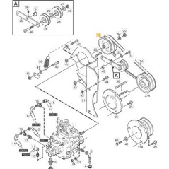 ORIGINAL STIGA PULLEY - 1134-6968-01