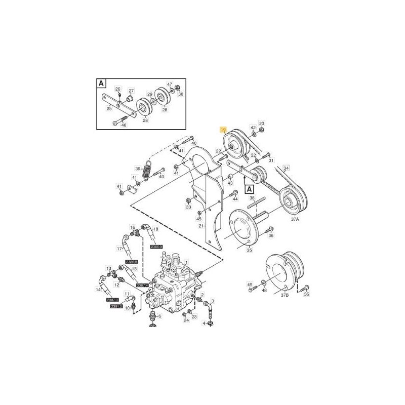 ORIGINAL STIGA PULLEY - 1134-6968-01