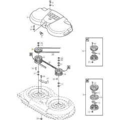 ORIGINAL STIGA RIEMENSCHEIBE – 1134-4988-01