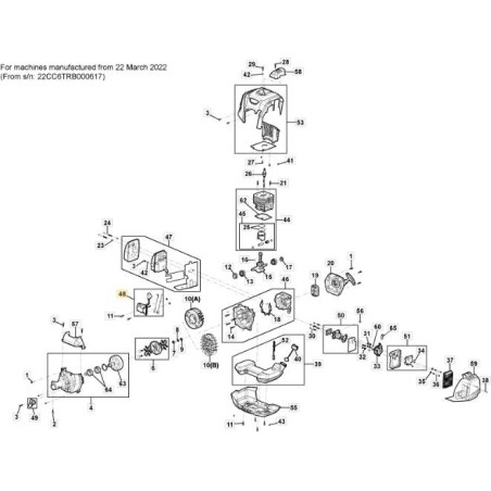 KIT BOBINA EL SBC 646-656_NON-EEM ORIGINALE STIGA - 118805726/0 | Newgardenstore.eu