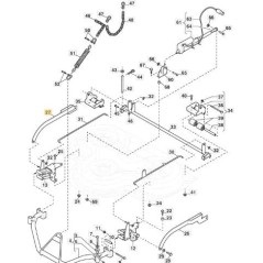 RECHTER PLATTENHEBEARM. CD 100 VNGA ORIGINAL STIGA - 387106263/0 | Newgardenstore.eu