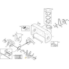 COCLEA SINISTRA - ST4262P / ST5262P ORIGINALE STIGA - 118820155/1