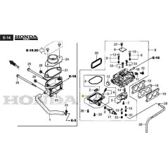 ORIGINAL STIGA CARBURETOR COVER - 118551933/0 | Newgardenstore.eu