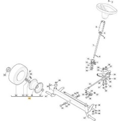 RUEDA 15 FENGCHI+WANDAP519DG ORIGINAL STIGA - 382680078/0 | Newgardenstore.eu