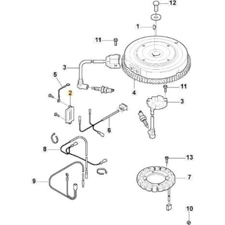 RÉGULATEUR ORIGINAL STIGA - 118551018/0 | Newgardenstore.eu