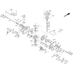 KIT VENTOLA-PULEGGIA T2 NUOVA VILLA ORIGINALE STIGA - 118870061/0