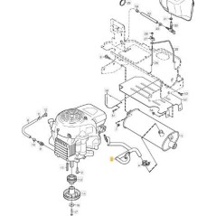 TUYAU D'ÉCHAPPEMENT KPL (HONDA) ORIGINAL STIGA - 1134-5947-01