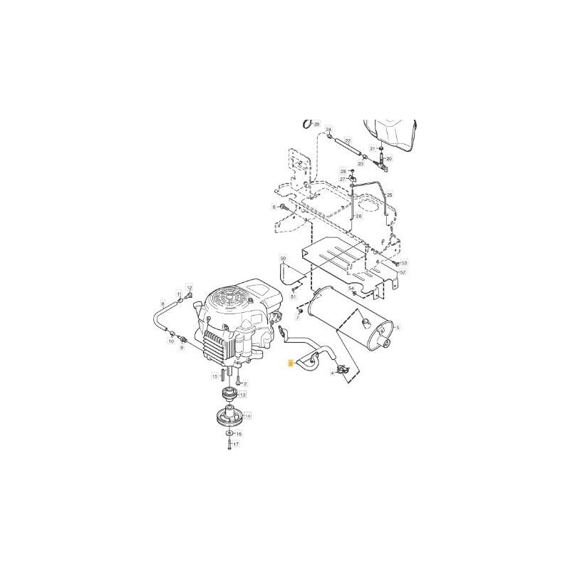 KPL-AUSPUFFROHR (HONDA) ORIGINAL STIGA – 1134-5947-01