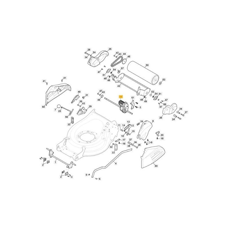 ELEKTRISCHE ÜBERTRAGUNG GT 72V BLDC x MP2 ORIGINAL STIGA ROLLER - 181003139/0