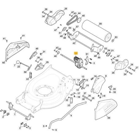 TRANSMISSION ÉLECTRIQUE GT 72V BLDC x MP2 ORIGINAL STIGA ROLLER - 181003139/0 | Newgardenstore.eu