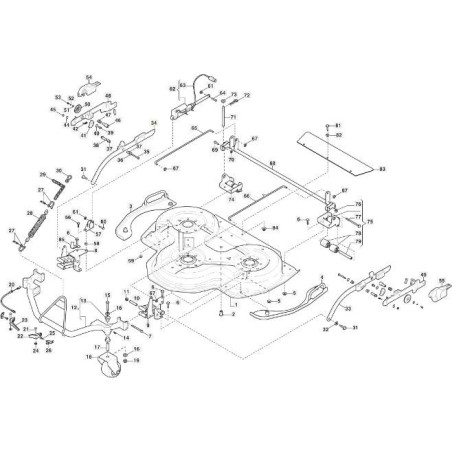 RECHTER HEBEARM PIA.CD100QF VNGA ORIGINAL STIGA - 387106293/0 | Newgardenstore.eu