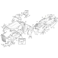 COPERTURA SACCO TCX ROSSO RAL3003 MOUNTFIELD ORIGINALE STIGA - 325110482/0