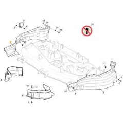 RIGHT FLAT CRANKCASE MTRHE118 SD (EXT MOA) ORIGINAL STIGA - 325060189/0 | Newgardenstore.eu