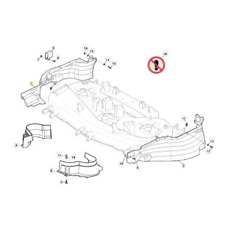 RIGHT FLAT CRANKCASE MTRHE118 SD (EXT MOA) ORIGINAL STIGA - 325060189/0 | Newgardenstore.eu