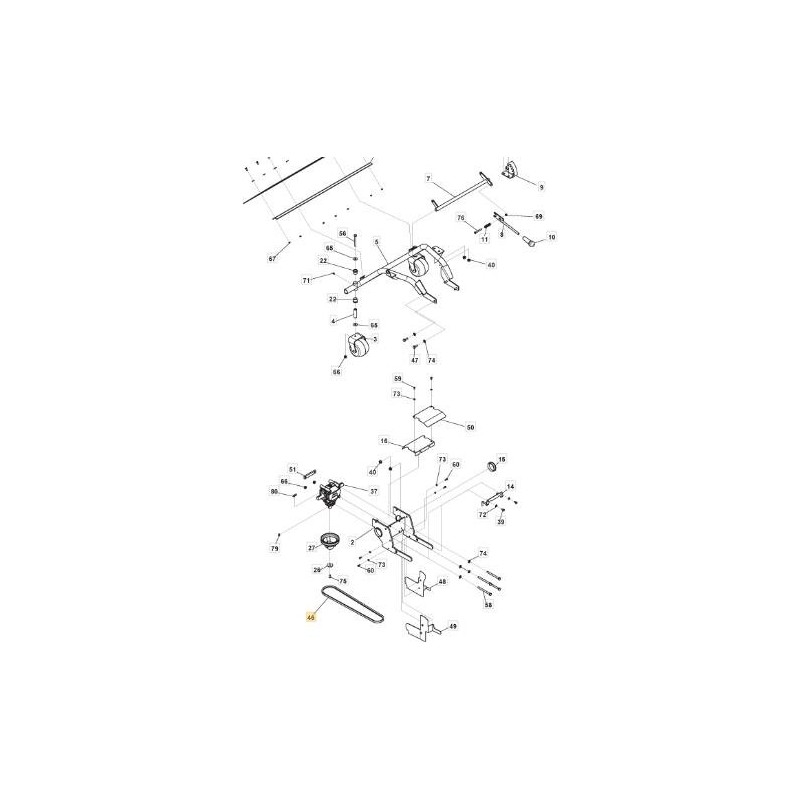 ORIGINAL STIGA ZUBEHÖR-GETRIEBERIEMEN – 135062017/0