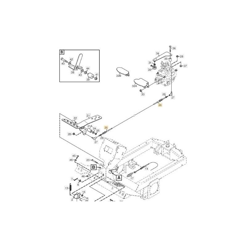 ORIGINAL STIGA CABLE - 1134-7054-01