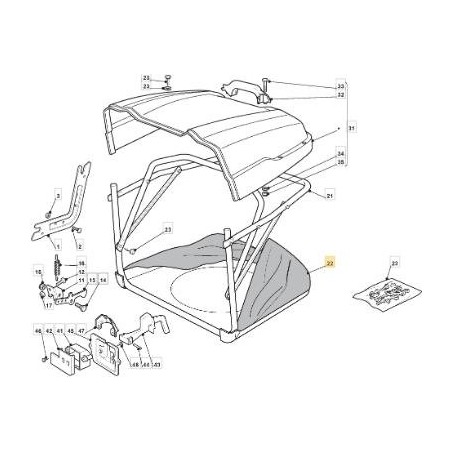 BLACK CANVAS BAG NJ 92 ??LE ORIGINAL STIGA - 182105974/0 | Newgardenstore.eu