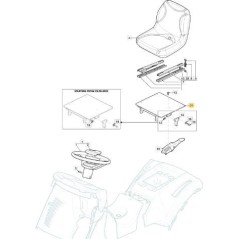 SUPPORTO SEDILE CTF TC/HE x GUIDE ORIGINALE STIGA - 382735809/1 | Newgardenstore.eu
