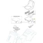 SOPORTE ASIENTO CTF TC/HE para GUIAS ORIGINALES STIGA - 382735809/1