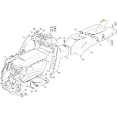 TAPA BOLSA TCP ROJO RAL3003 MONTAJETF. ESTIGA ORIGINAL - 382110302/0 | Newgardenstore.eu