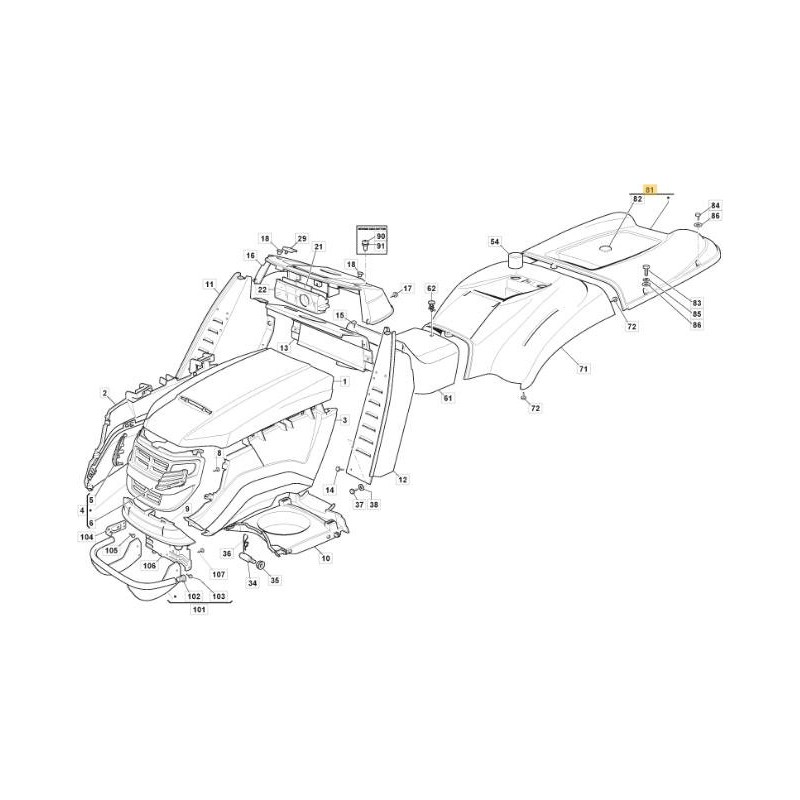 TCP-TASCHENABDECKUNG ROT RAL3003 MONTAGETF. ORIGINAL STIGA – 382110302/0
