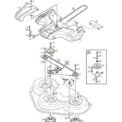 ORIGINAL STIGA BELT PULLEY - 1134-7813-01 | Newgardenstore.eu