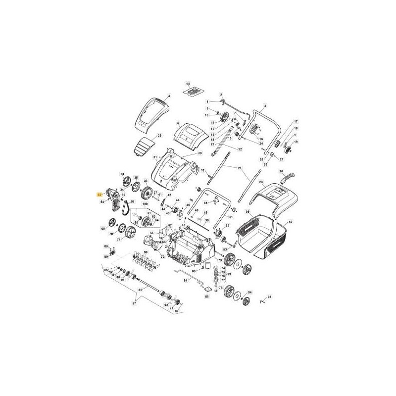 MOTEUR ÉLECTRIQUE 1500W/50HZ ORIGINAL STIGA - 118802683/0