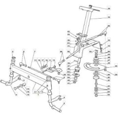 BILANCIERE TCJ KIT DI BOCCOLE ORIGINALE STIGA - 182034008/0 | Newgardenstore.eu