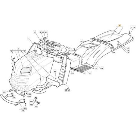 TCP BAG COVER WHITE RAL 9003 ORIGINAL STIGA - 382110292/0 | Newgardenstore.eu