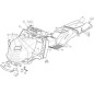 COUVERCLE DE SAC TCP BLANC RAL 9003 ORIGINAL STIGA - 382110292/0