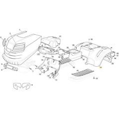 WHEEL COVER BLACK COLOR SD 98 ORIGINAL STIGA - 325110400/0 | Newgardenstore.eu