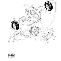 ORIGINAL STIGA WHEEL RELEASE - 1812-1982-01