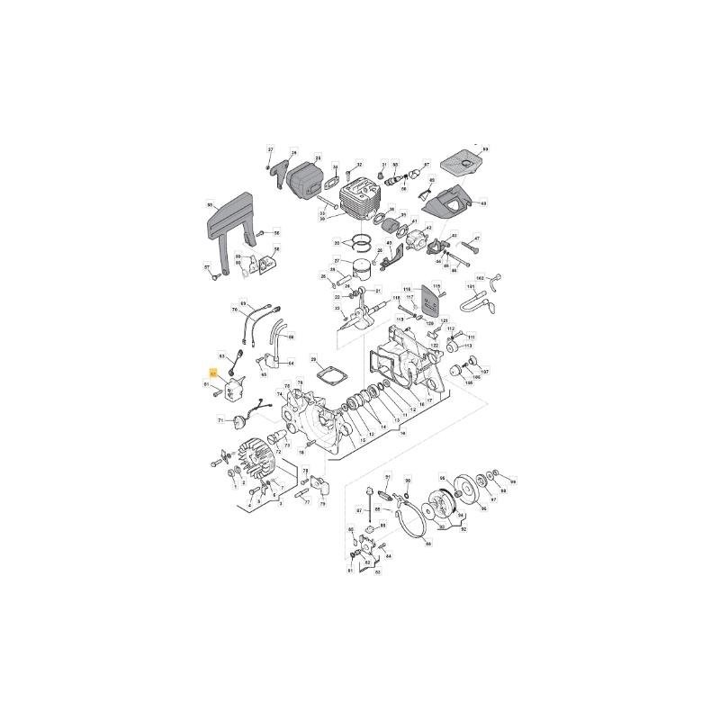 BOBINA MAGNETE KZ 848C9071B1 -RdC ORIGINALE STIGA - 6995141