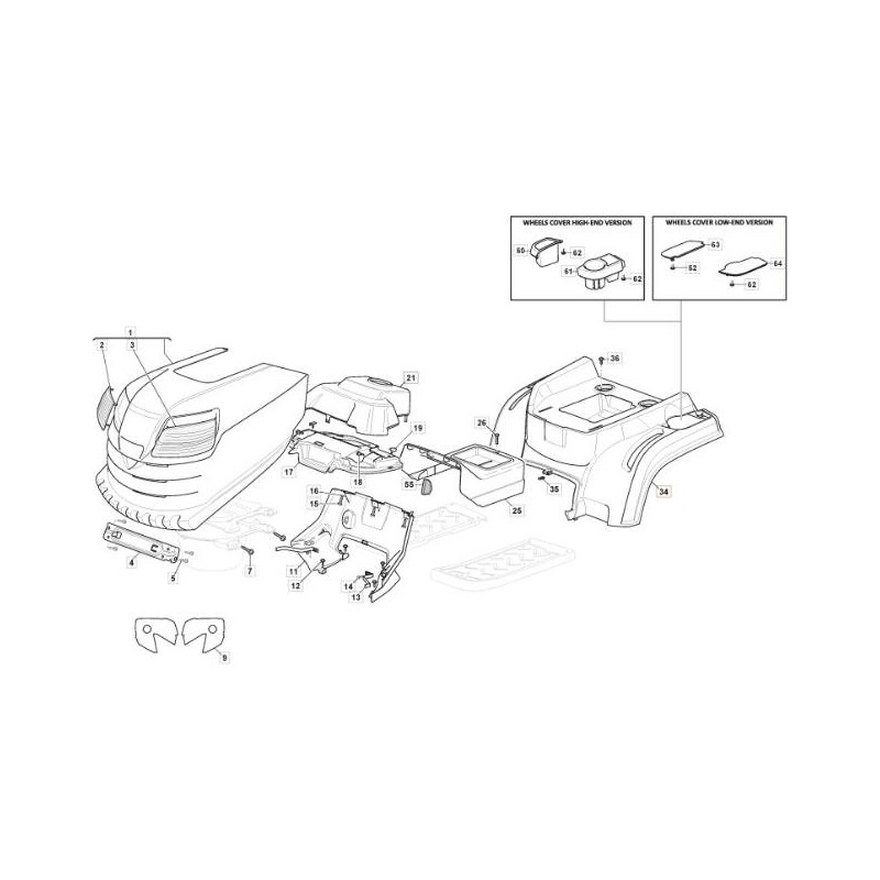 ENJOLIVEUR ROUGE 300941 MP 84C ORIGINAL STIGA - 325110432/2