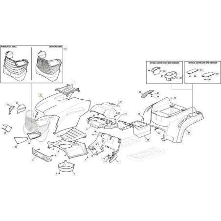 SDR BONNET COLOR YELLOW (STIGA) ORIGINAL STIGA - 325076990/0 | Newgardenstore.eu