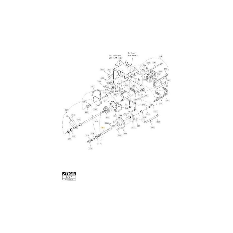 SECHSKANTWELLE (1074 P) ORIGINAL STIGA – 1812-2000-01