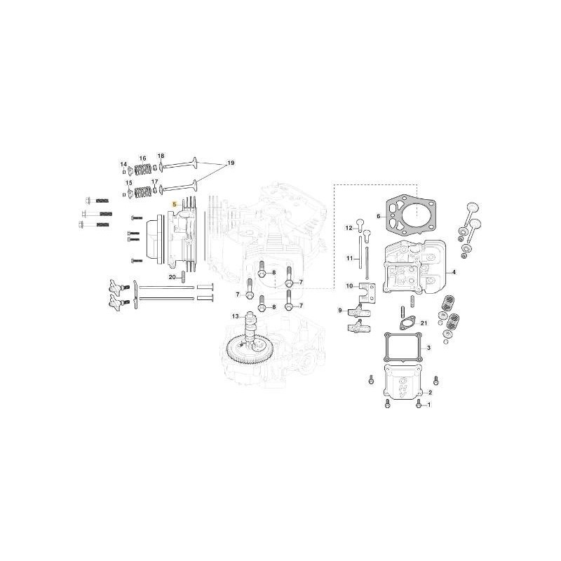 CULASSE ORIGINALE STIGA - 118551547/1