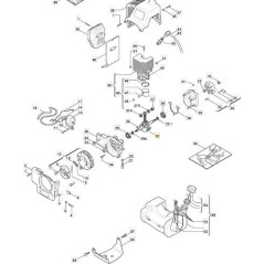 CRANKSHAFT DC 2130 (5EL) ORIGINAL STIGA - 4251950