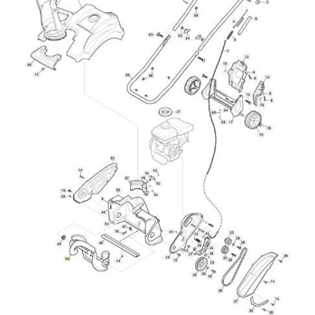 TARIÈRE STIGA ORIGINALE - 118820029/0 | Newgardenstore.eu