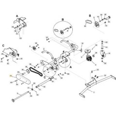 ORIGINAL STIGA CHAIN ??COVER - 118890111/0 | Newgardenstore.eu